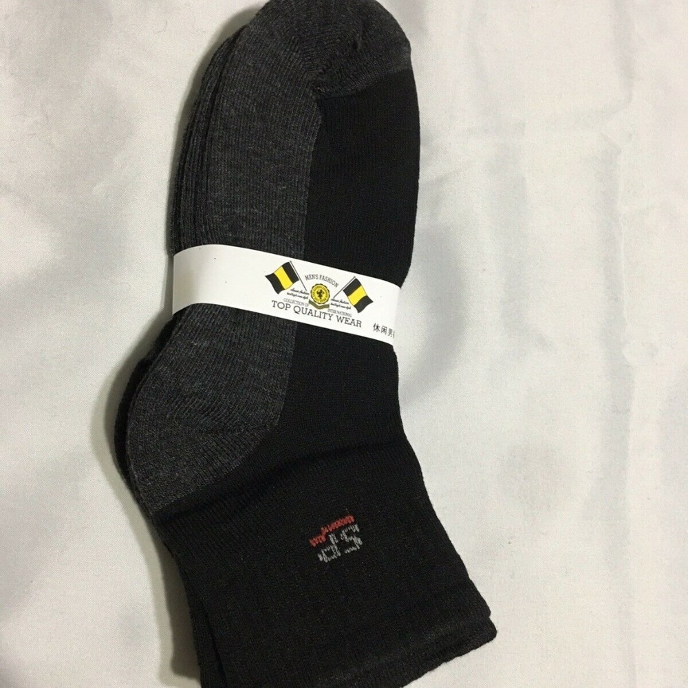 Men Sports Ankle Crew Socks 5 pairs